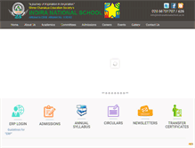 Tablet Screenshot of indiranationalschool.ac.in